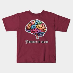 Thinking in color Kids T-Shirt